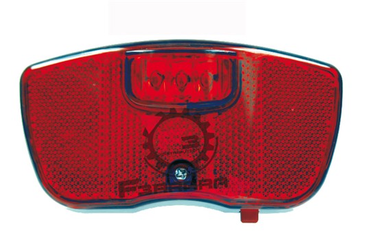 FANALE BICI AL PORTAPACCO 3LED OEM