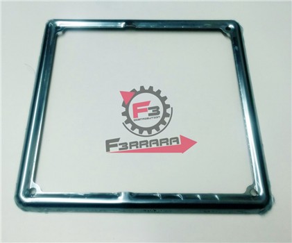 CORNICE TARGA FERRO CROMATA 177MM