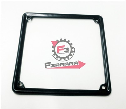 CORNICE TARGA MOTO NERA 170X170