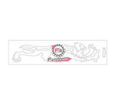 ADESIVO LEONE BIANCO DX 24CM MALOSSI