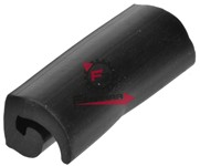 KIT PROFILO COFANO VESPA >62 NERO