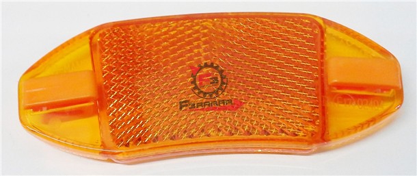 CATADIOTTRO RUOTA 80 X 40 MM ARANCIO