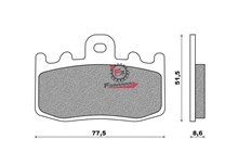 SERIE PASTIGLIE FRENO MOTO FD0320