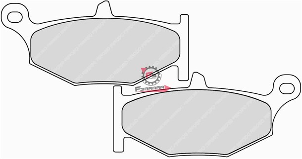 PASTIGLIE FRENO MOTO FD0402 (SR)