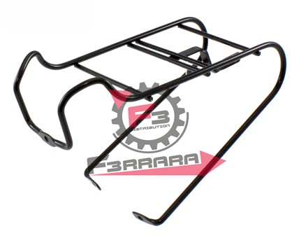 PORTACESTO ANTERIORE V-BRAKE NERO