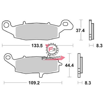 PASTIGLIE FD0228 KAWASAKI SBS