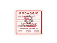 ADESIVO VESPA - RODAGGIO - ROSSO 2%