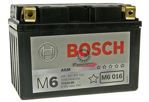 BATTERIA YT12A-BS CON ACIDO BOSCH