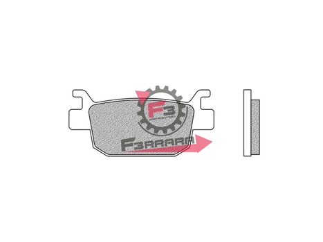 PASTIGLIE FRENO FD0401 SCOOTER (SR)