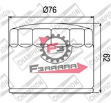 FILTRO OLIO HF160 BMW COF060 CHAMPIO