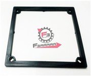 CORNICE TARGA PLASTICA NERA 170X170