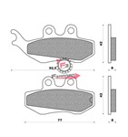 PASTIGLIE FRENO SCOOTER FD0195 (SR)