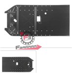 PEDANA VESPA 50 N-R CON FORI 90cm.