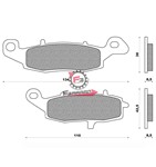 PASTIGLIE FRENO MOTO FD0228 (SR)