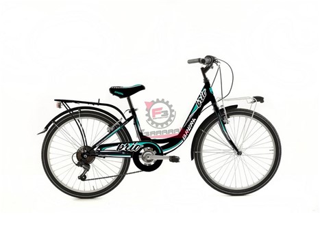BICI DONNA 24 BRIO 1V NERO TIFFANY