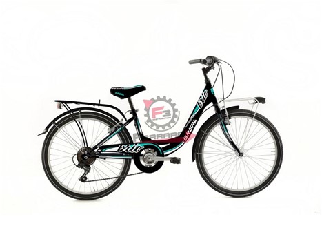 BICI DONNA 24 BRIO 6V NERO TIFFANY
