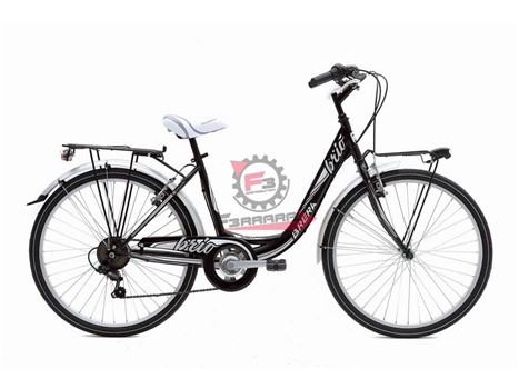 BICI DONNA 26 BRIO LOVE NERO/GRIGIO