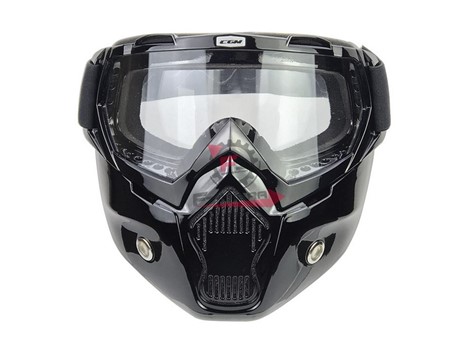 OCCHIALI CGM MASK NERO LUCIDO