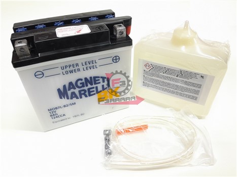 BATTERIA YB7L-B2 CON ACIDO MARELLI