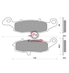 PASTIGLIE FRENO MOTO FD0227 (SR)